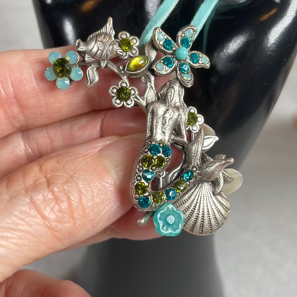 MERMAID PENDANT/BROOCH MADE BY LACONTESSA